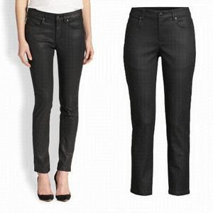 EILEEN fisher coated skinny ankle organic cotton